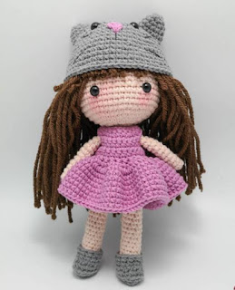 PATRON GRATIS MUÑECA GATO AMIGURUMI 42090