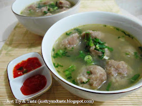 Resep Homemade Bakso Kuah Daging Sapi JTT