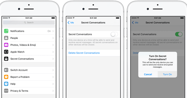 how to find secret chats in facebook messenger