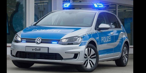 Go Green, Kepolisian Jerman Pakai Mobil Listrik!