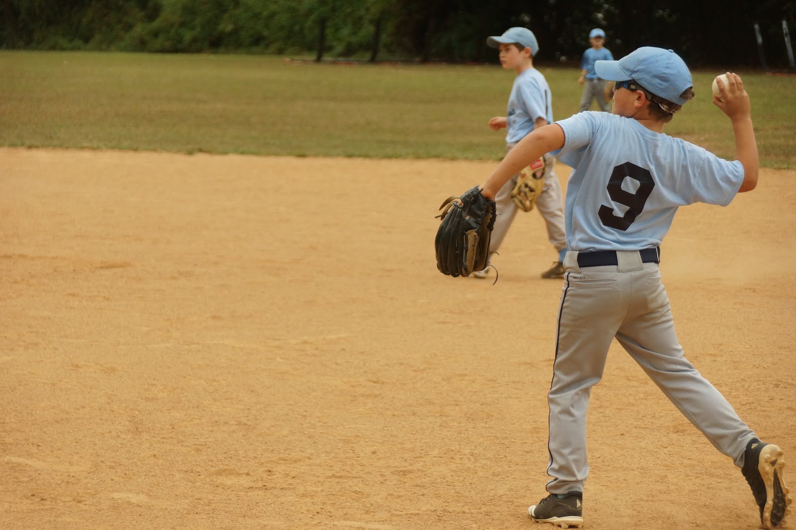 Go BCC Blue Jays! Blue Jays flash the Leather