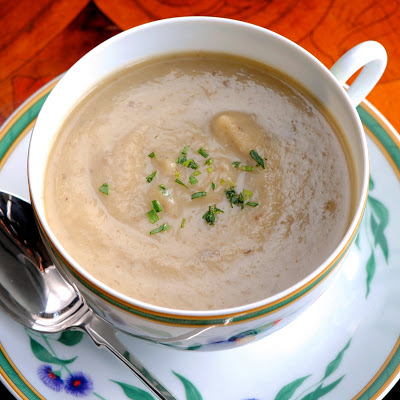 Sunchoke Leek Tarragon Soup