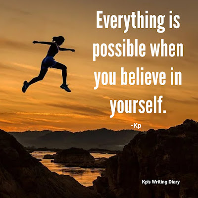 How self-confidence helps to succeed? - Kp's Writing Diary