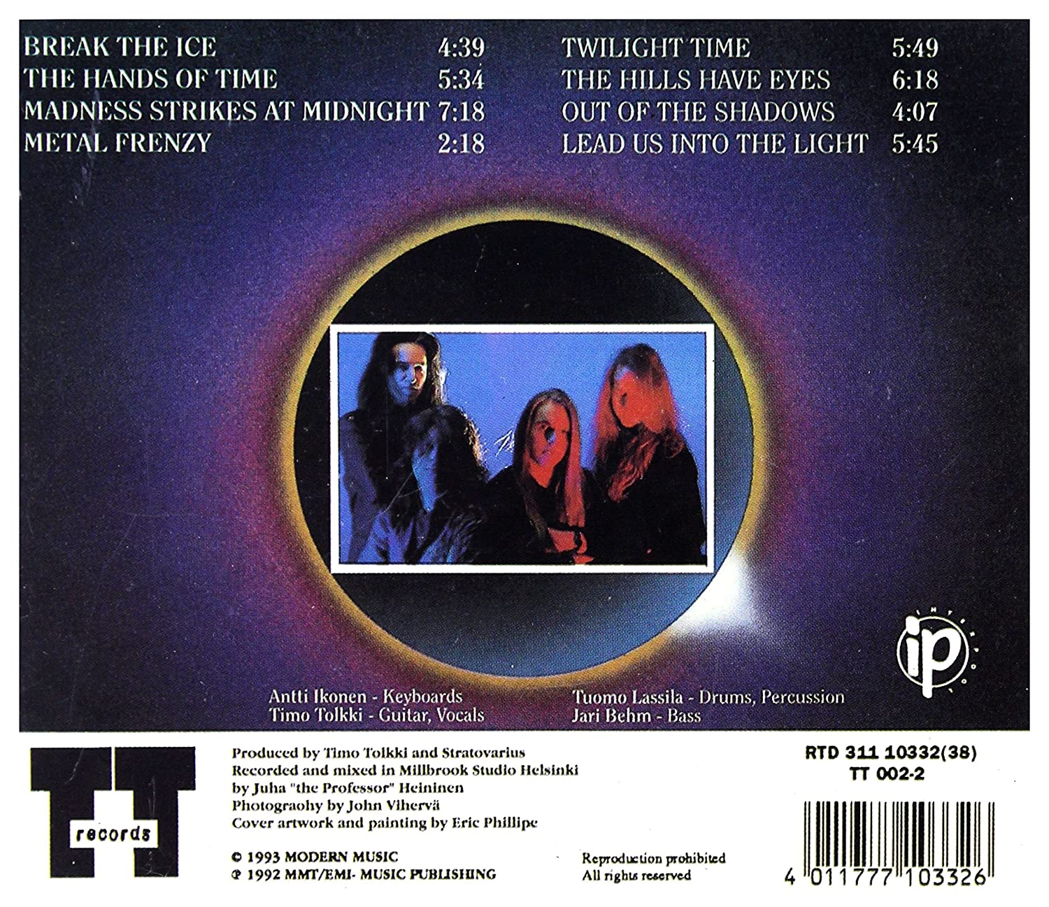 Classic Rock Covers Database Stratovarius Twilight Time (1992)