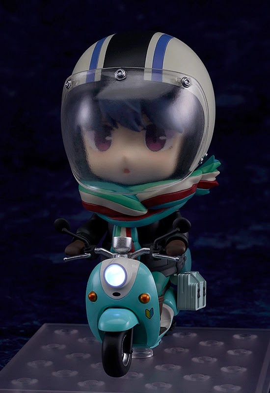 Figuras: Nendoroid de Rin Shima con scooter de Laid-Back Camp - Max Factory