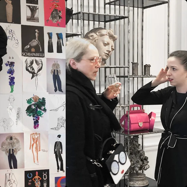 Eleonora de Gray at presentation of Schiaparelli Fall-Winter 2020-2021 Paris by RUNWAY MAGAZINE