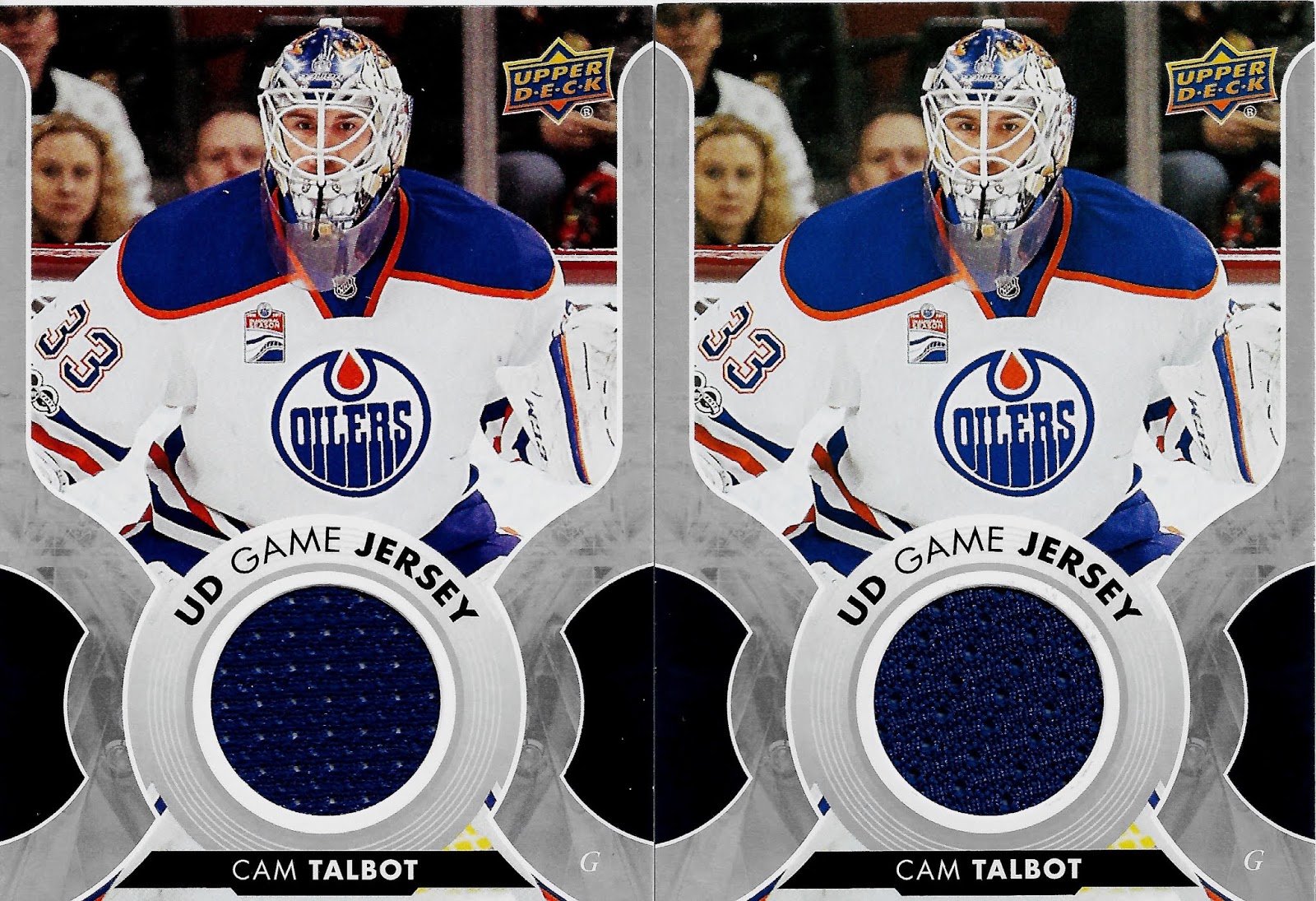  2018-19 SP Authentic Hockey #93 Cam Talbot Edmonton Oilers  Official NHL Trading Card From Upper Deck (UD) : Collectibles & Fine Art