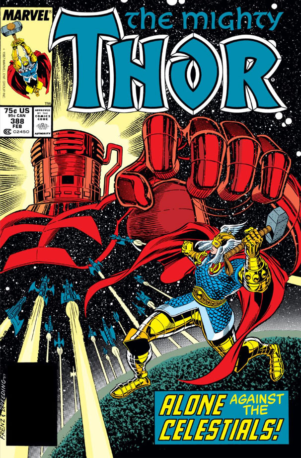 the peerless power of comics alone against the celestials celestials