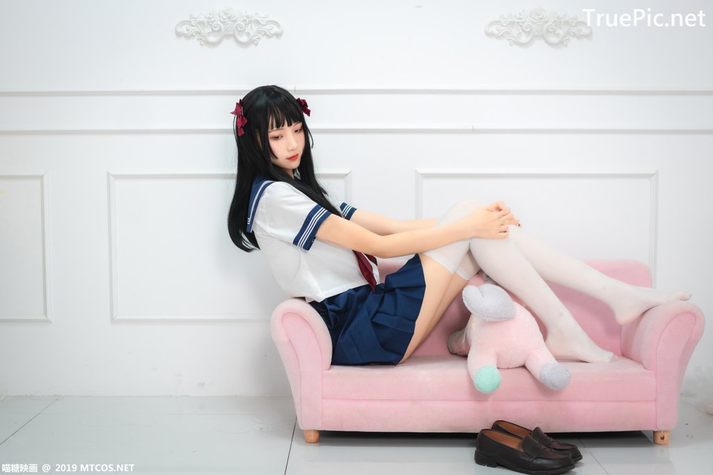Image-MTCos-喵糖映画-Vol-012–Chinese-Pretty-Model-Cute-School-Girl-With-Sailor-Dress-TruePic.net- Picture-29