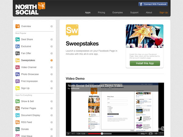 north social sweepstakes