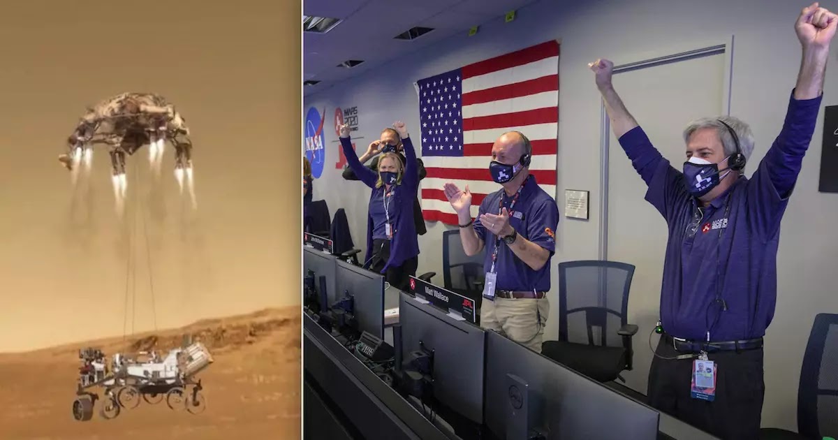 NASA's Perseverance Rover Successfully Lands On Mars NASA's Perseverance Rover Successfully Lands On Mars