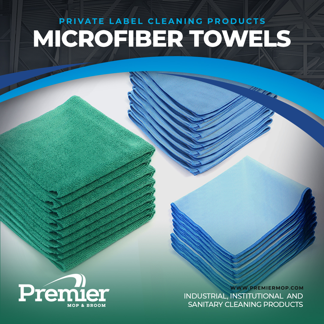 Wholesale Microfiber (Private Label) Janitorial Supplies USA