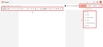 Cara Memposting Artikel di Blogger Lengkap dan Mudah Cara Memposting Artikel di Blogger Lengkap dan Mudah