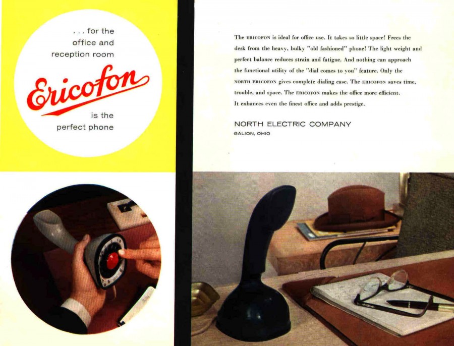 vintage ericofon ads