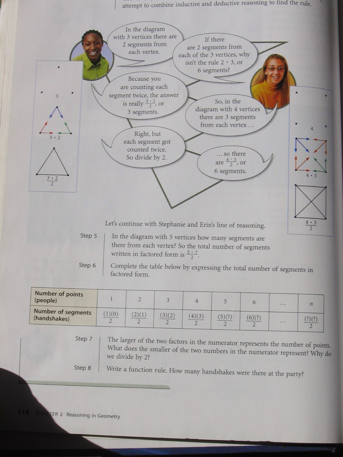 Rational Expressions Two Textbooks Handshake Problems