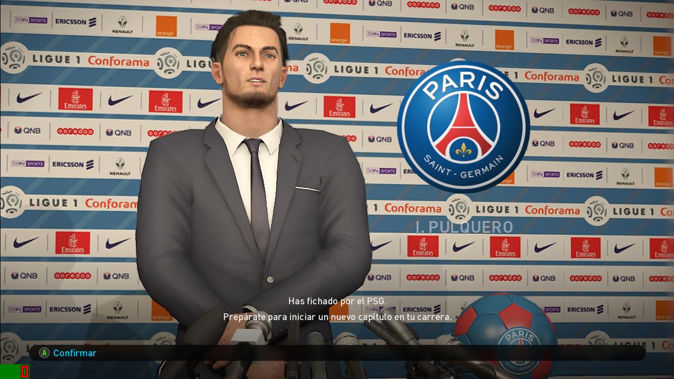 PES 2017 / PES 2019 / PES 2018 PSG Press Room by Ivnkr