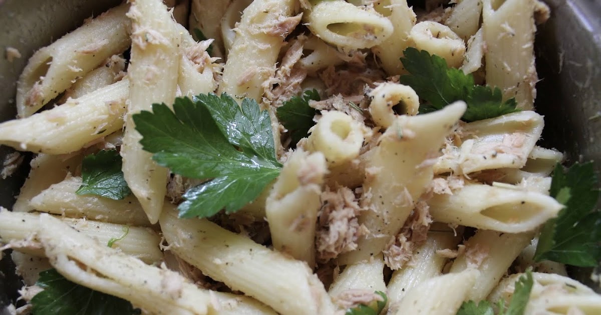 Tuna, pasta, and Mayo foundation meal