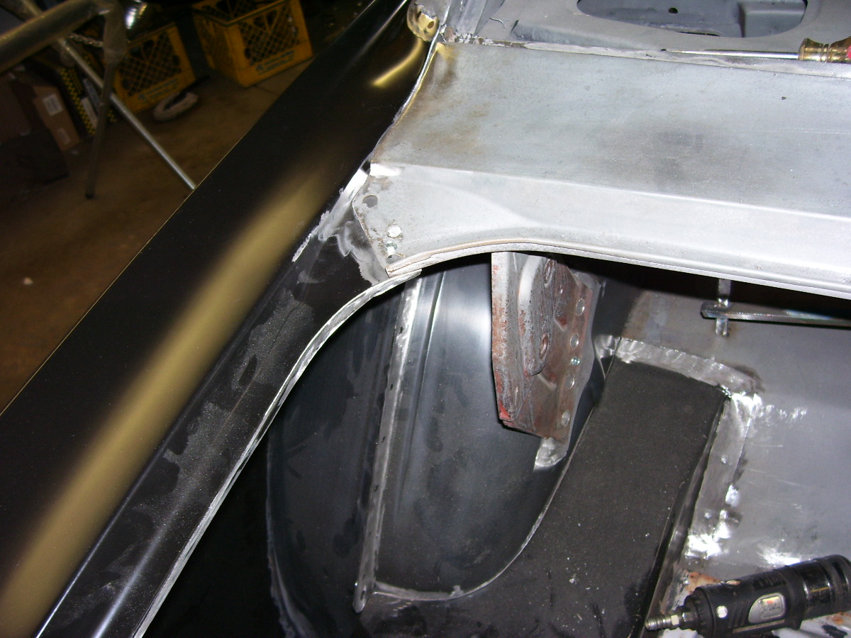 65 Mustang Restoration Post 34, 6/3/11 Fitting the Left Door, Quarter Panel & Tail