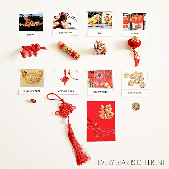 Chinese New Year Nomenclature Cards