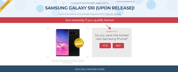 Get a Brand New Samsung Galaxy S10!