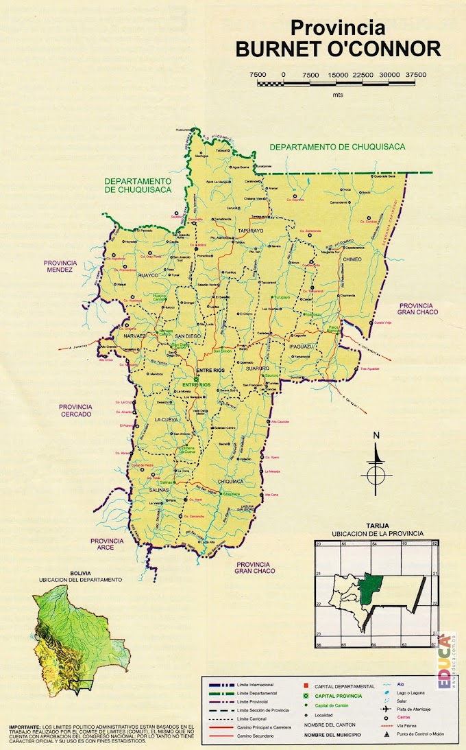 Provincia Francisco O’Connor: departamento de Tarija