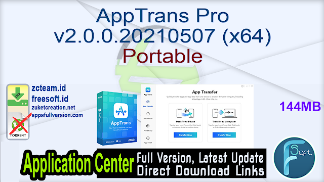AppTrans Pro v2.0.0.20210507 (x64) Portable_ ZcTeam.id