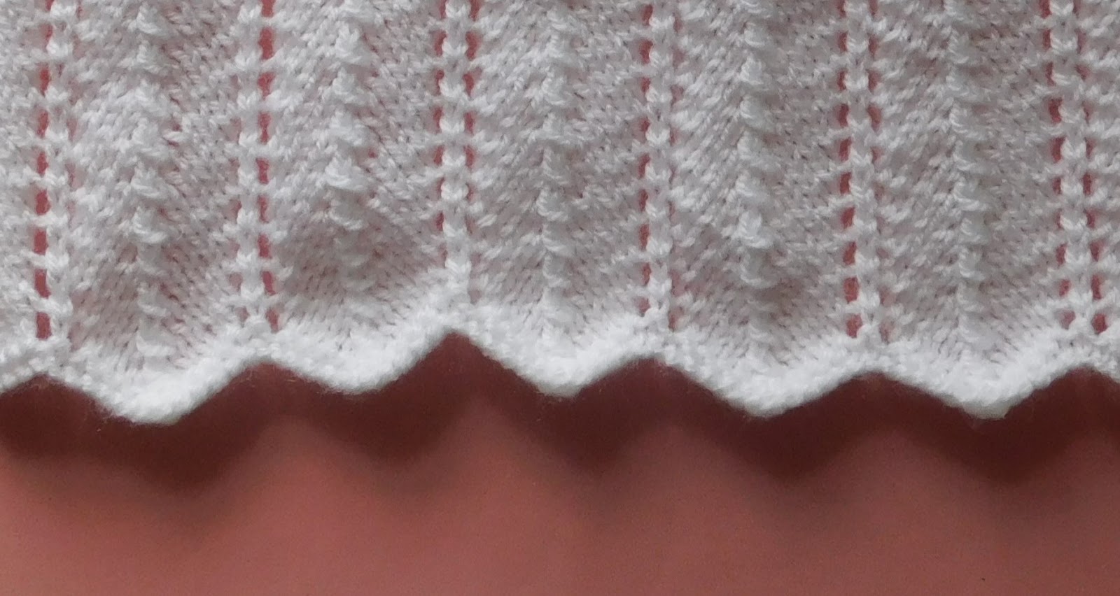 Easy chevron knitted baby blanket sale