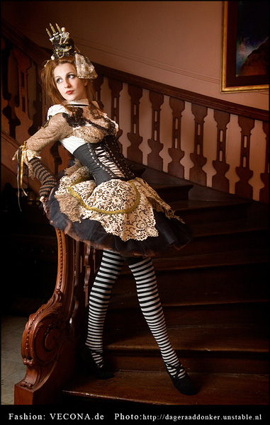 womens victorian clothing skeleton fascinator corset skirt cosplay costume