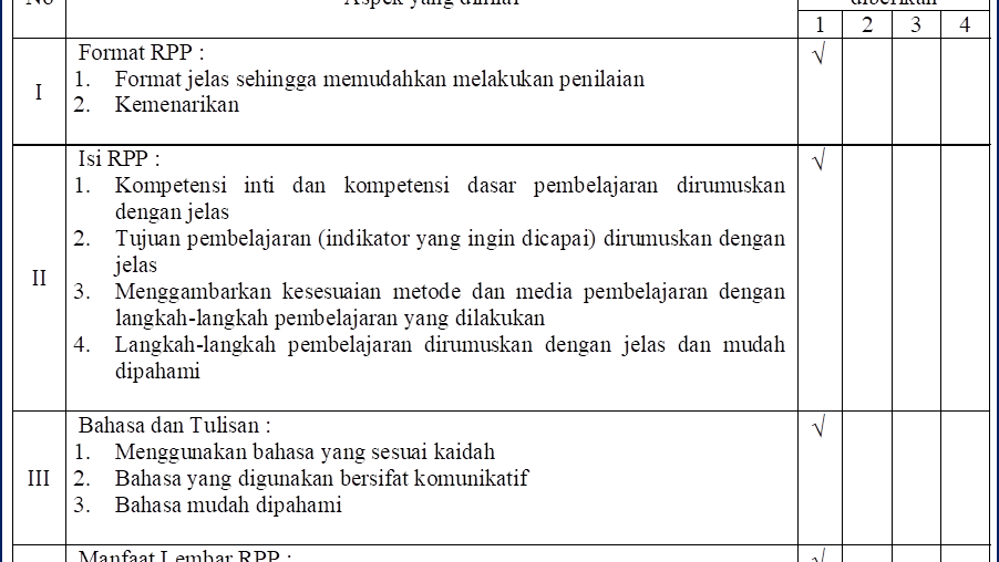 Contoh Lembar Validasi Tes Dan Rpp Untuk Skripsi Dan Tesis Bungfei Com