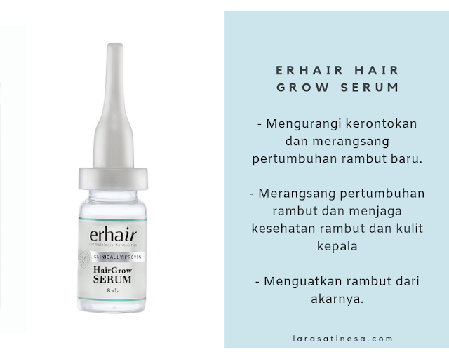 Mengatasi Rambut Rontok dengan Erhair Hair Growth Series by Erha