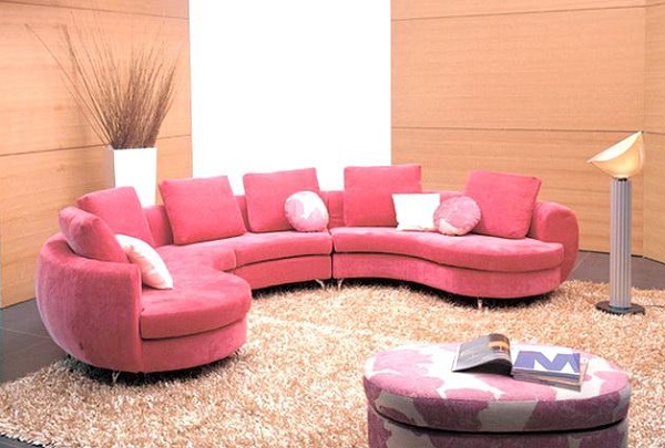 model sofa minimalis modern bentuk oval
