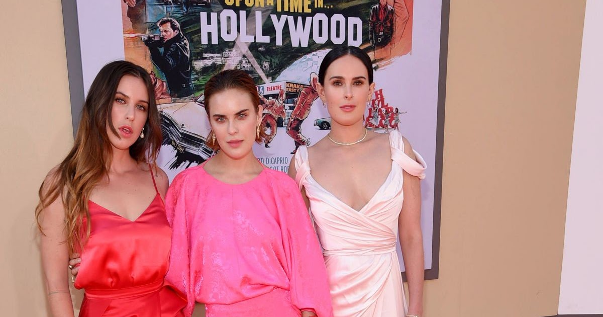 Rumer Tallulah and Scout Willis at Once Upon A Time in Hollywood ...
