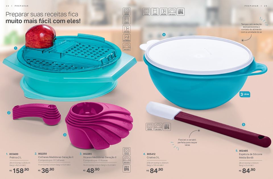 Casa da Aline: Vitrine Tupperware 04/2020