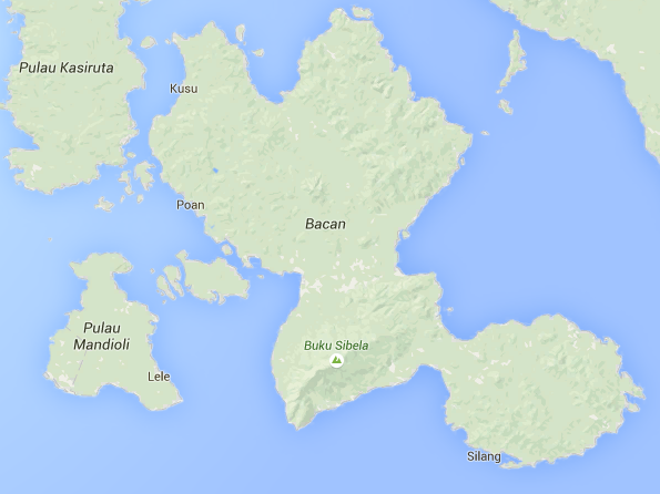 Tempat Wisata PULAU BACAN - Wisata Halmahera Selatan