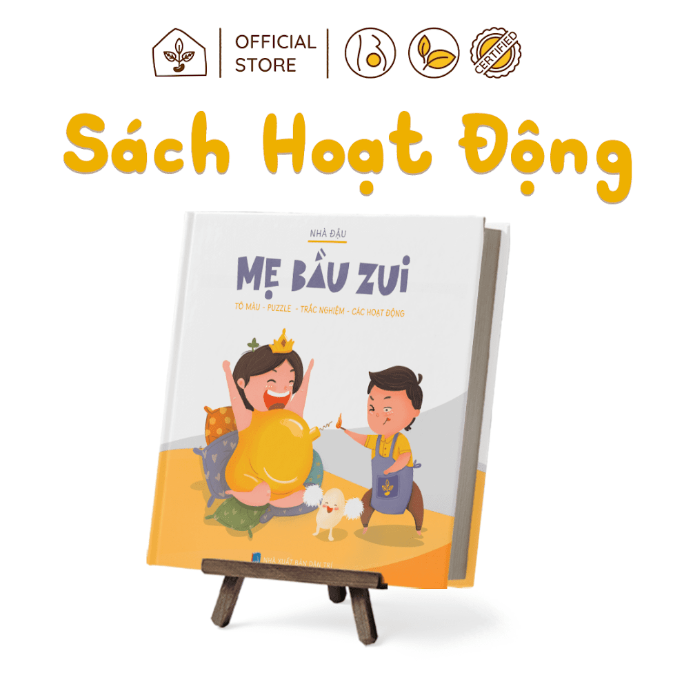 [A116] Activity book: Combo sách thai giáo kết nối tình cảm Mẹ và Bé