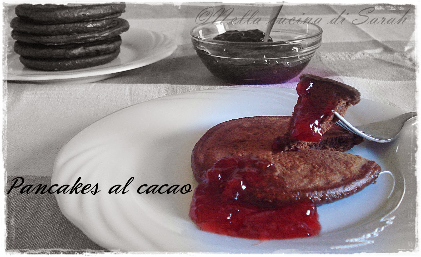 si ricomincia! ~ pancakes al cacao