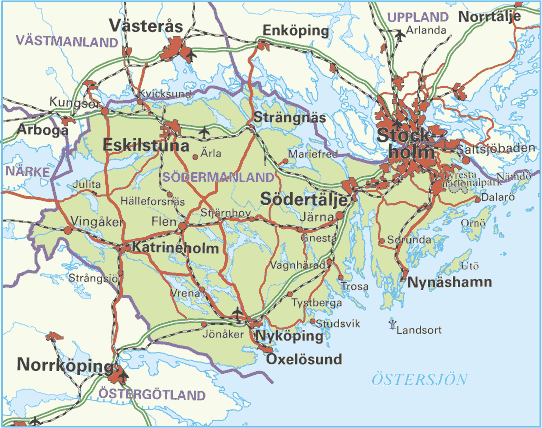 Karta Över Uppland | Sverigekarta