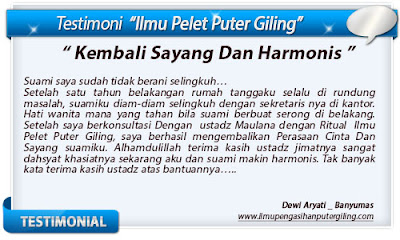 Ilmu Pelet pengasihan Puter Giling