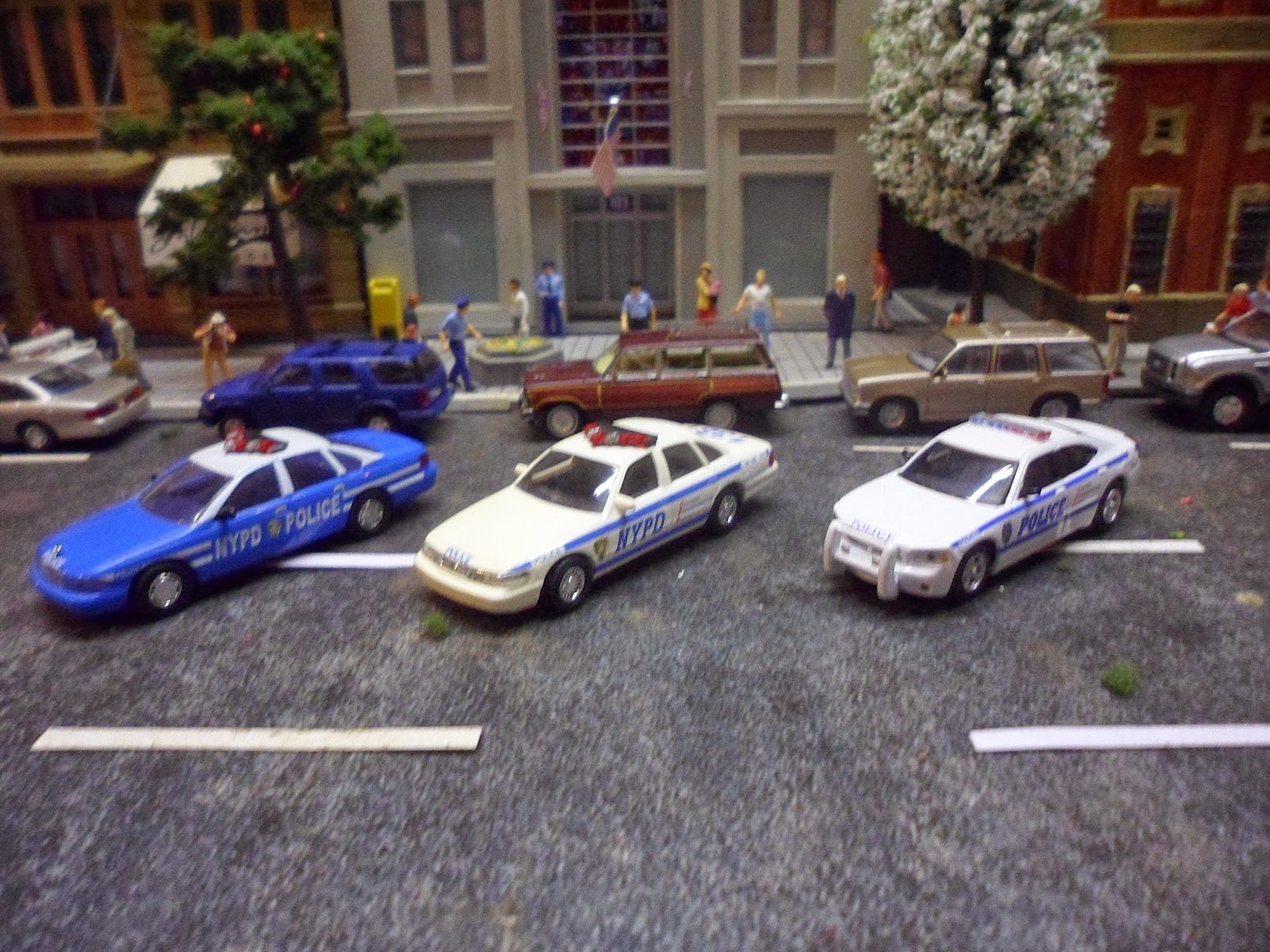 voiture de police americaine miniature