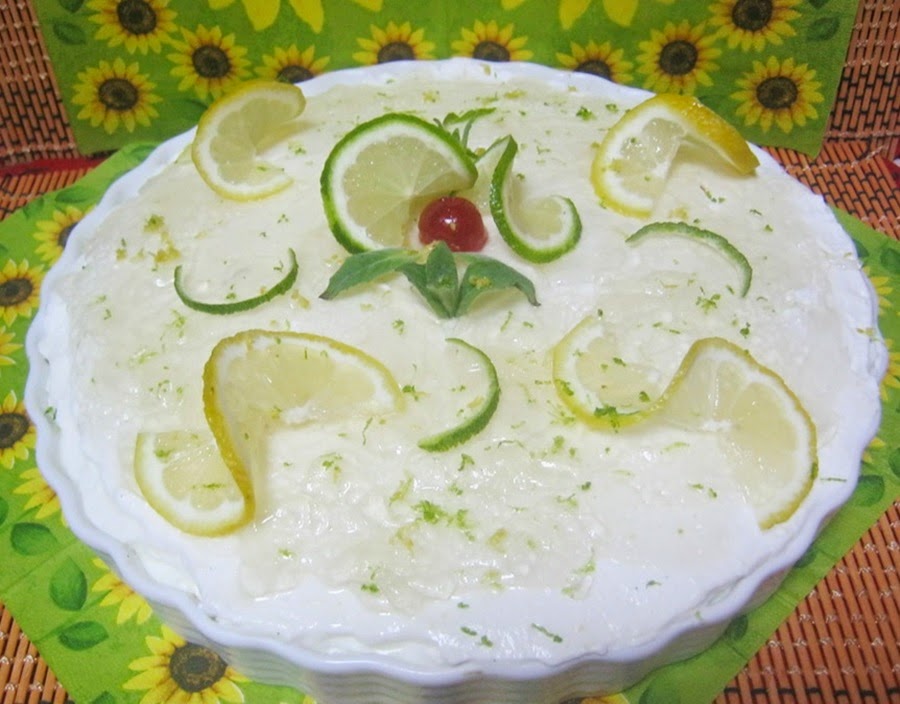 Lemon cheesecake - Tarta cu branza si lamaie , fara cuptor