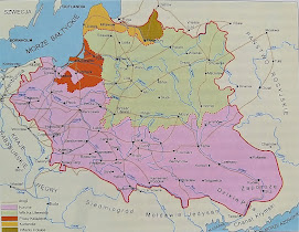 Mapa Rzeczypospolitej w XVII w