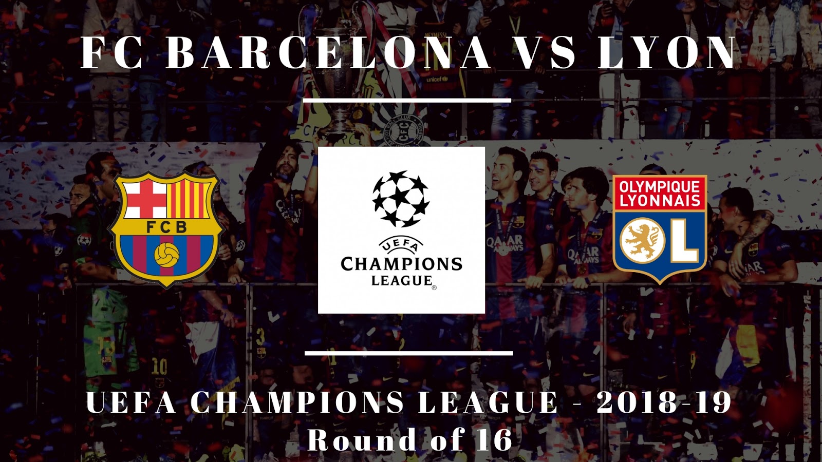 lyon barcelona champions league