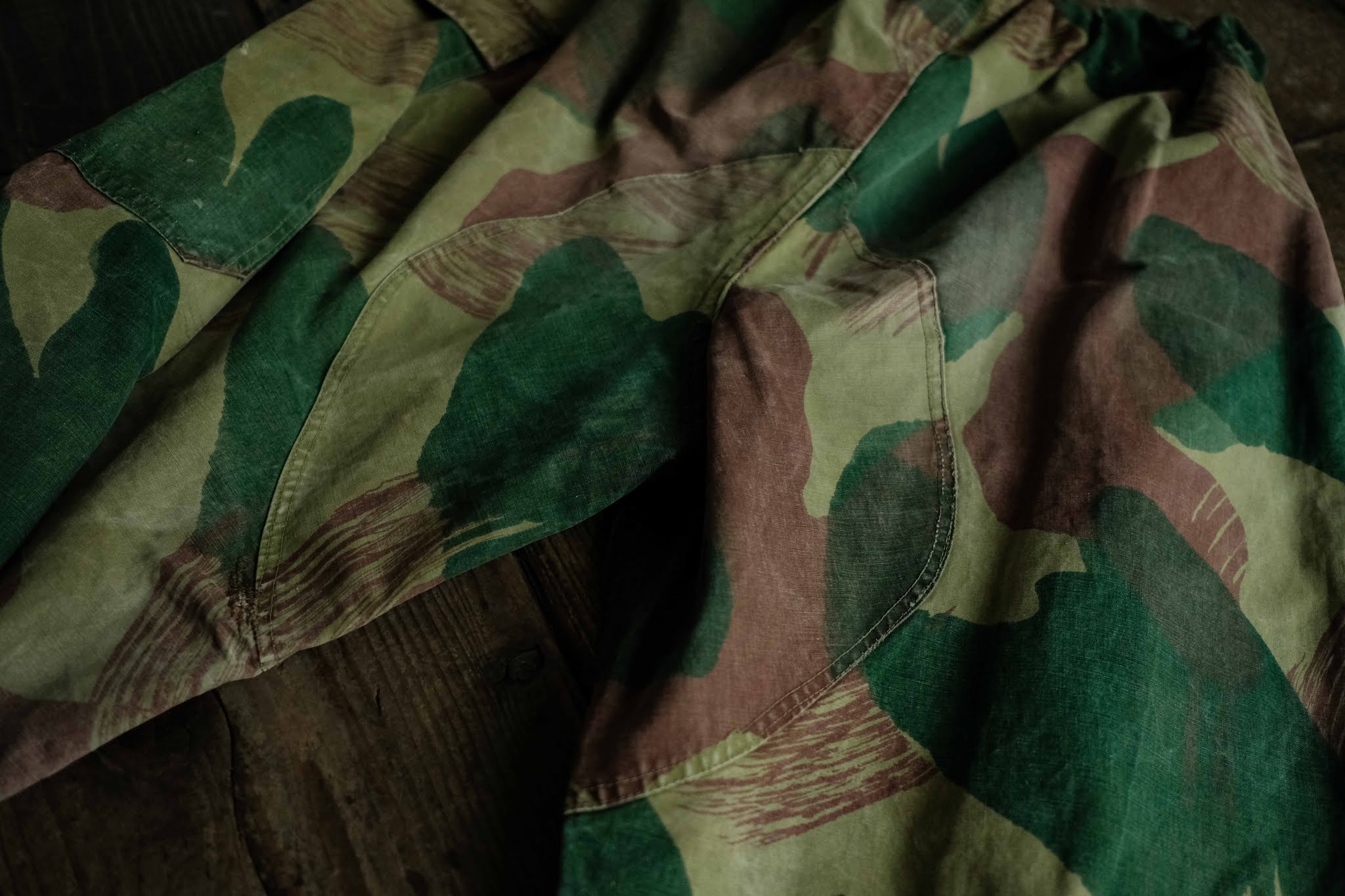 militaria: ベルギー軍 ブラッシュストロークカモパンツ
