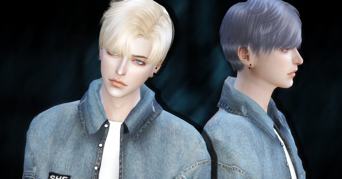Sims 4 CC's - The Best: Male Hair by Elzasims