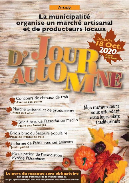 Foire Jour d'automne Arudy 2020