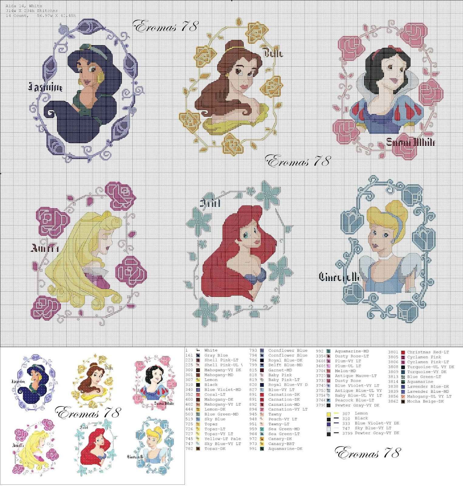 disney-princesses-free-cross-stitch-chart