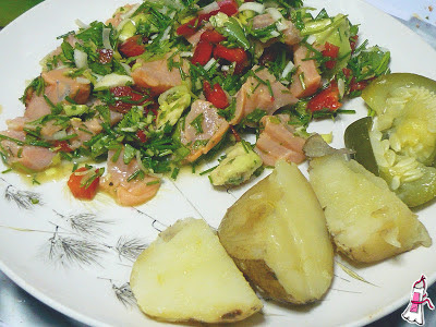 Ceviche de salmón rosado / Ponete el Delantal - Blog de cocina image of Ceviche de salmón rosado / Ponete el Delantal - Blog de cocina