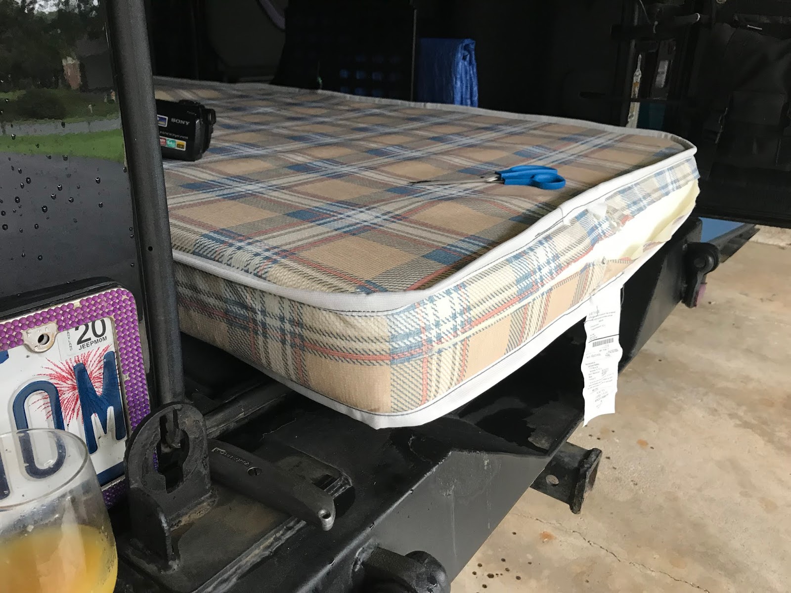 jeep wrangler foam mattress