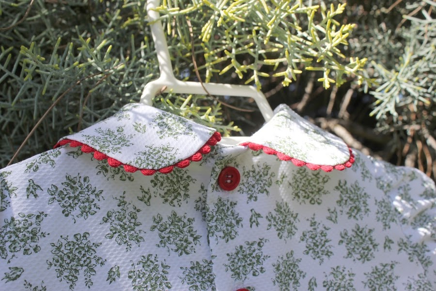 DIY Ropa de bebé: Vestido de flores y mangas de globo. patrón gratis