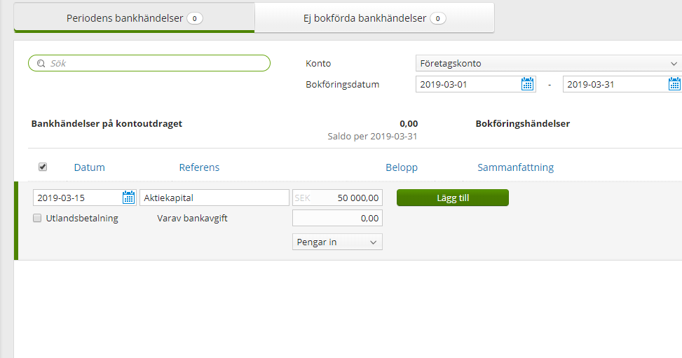 Bokföring i eget aktiebolag